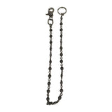 Chrome Hearts Star Ball Wallet Chain w/Keyring - Lightly Used (23 Inches)