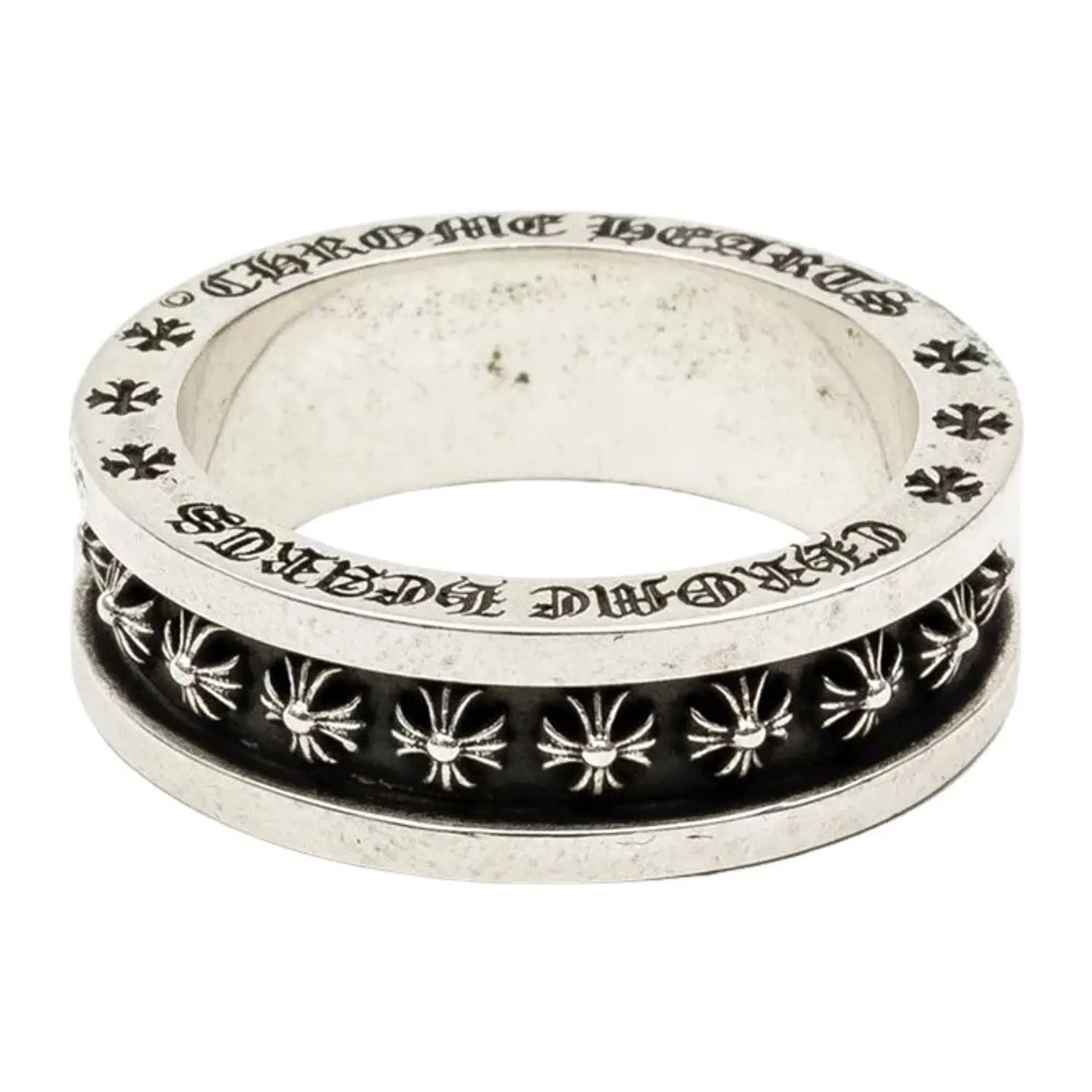 Chrome Hearts Tiny CH Plus Ring, brand new, size 9