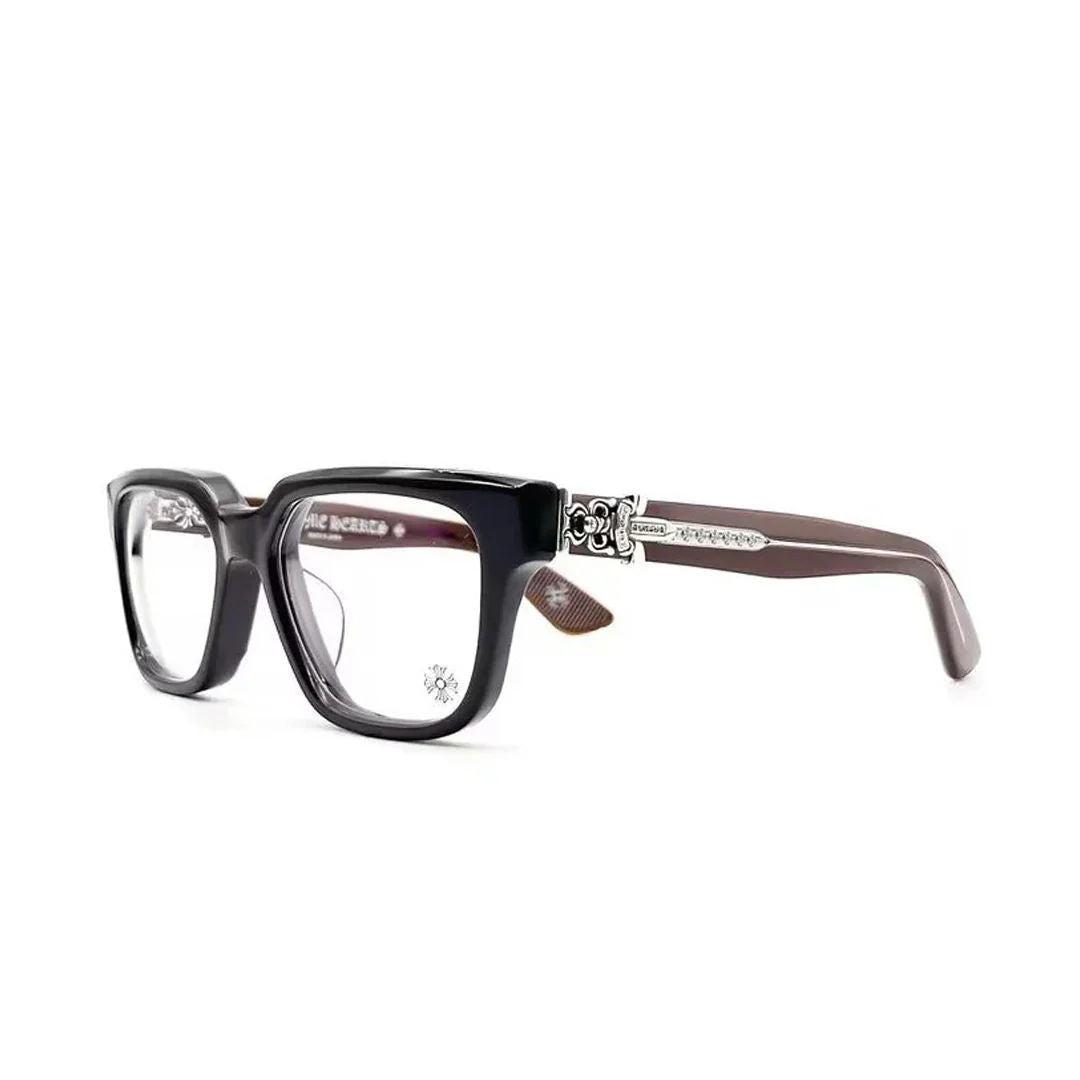 Chrome Hearts Vagillionaire 2 Brown/Silver Glasses, brand new