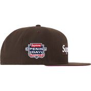 Supreme No Comp Box Logo New Era Brown