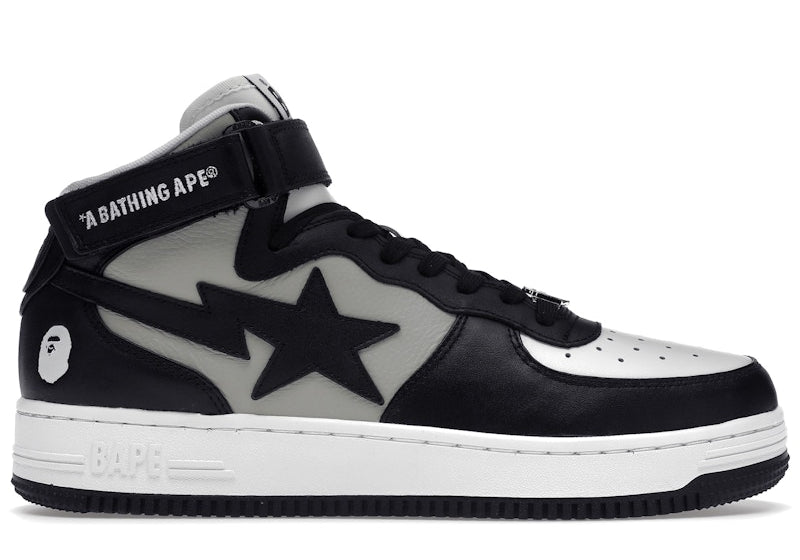 A Bathing Ape Bape Sta Mid Black (2022) (Preowned Size 9)