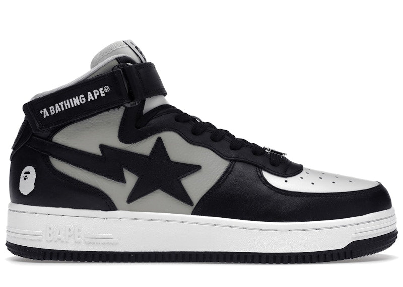 A Bathing Ape Bape Sta Mid Black (2022) (Preowned Size 9)