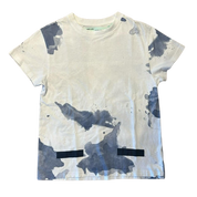 Off-White Blue Watercolor T-Shirt White (Preowned)