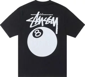 Stussy 8 Ball Tee Black/White