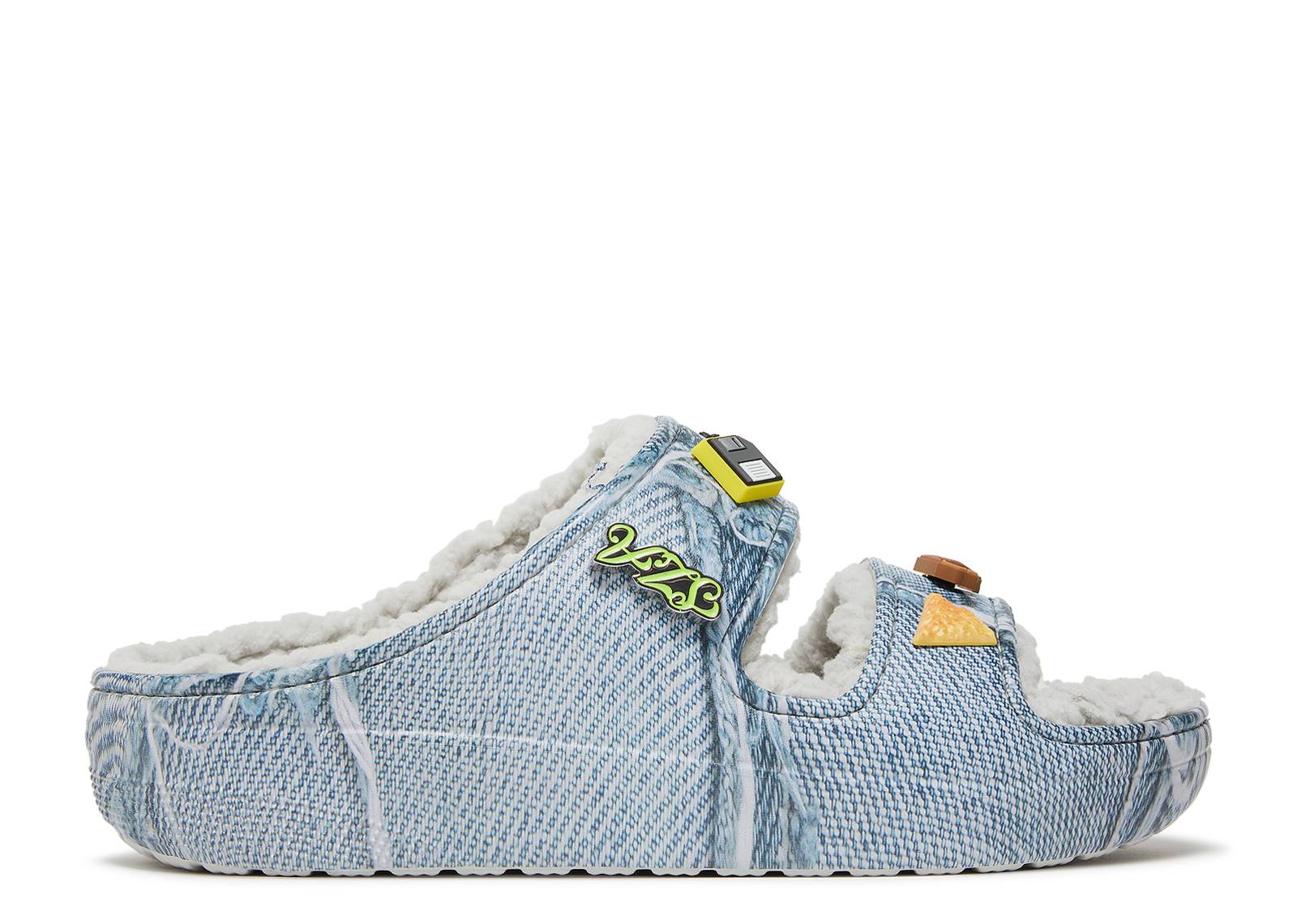 Crocs Classic Cozzzy Sandal Sza Denim, brand new, US Men's 4