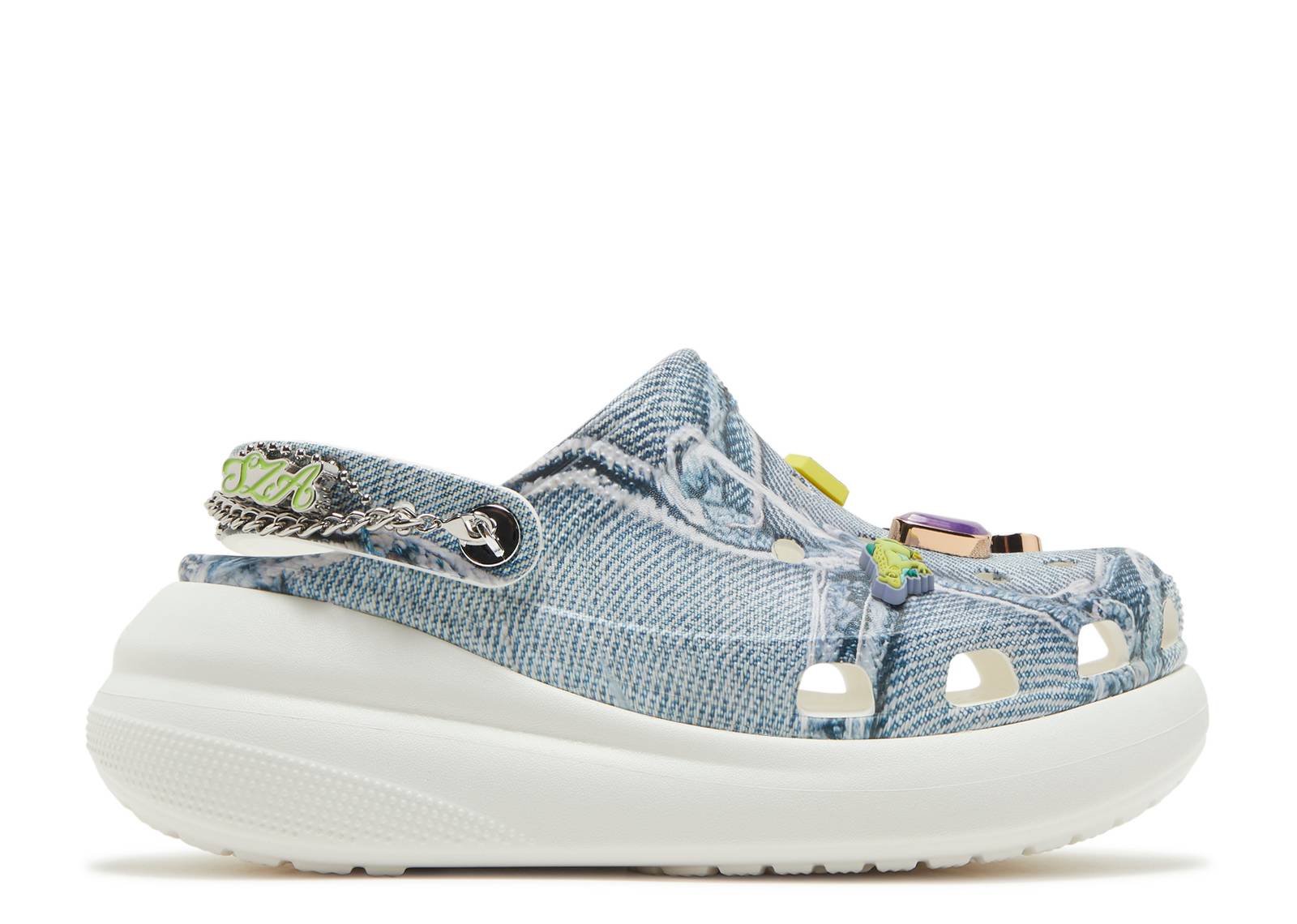 Crocs Mega Crush Clog Sza Denim, brand new