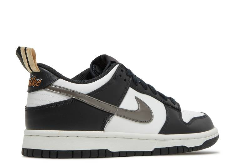 Nike Dunk Low Black White Metallic (GS)