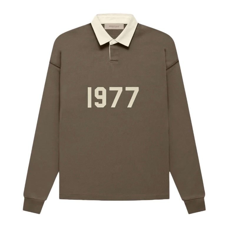 Fear of God Essentials Henley Rugby (FW22) Wood