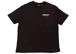 Fear of God Essentials Black T-Shirt (FW19) (Preowned Size L)