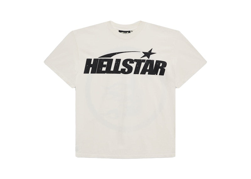 Hellstar Classic T-shirt White/Black (Gel Print)