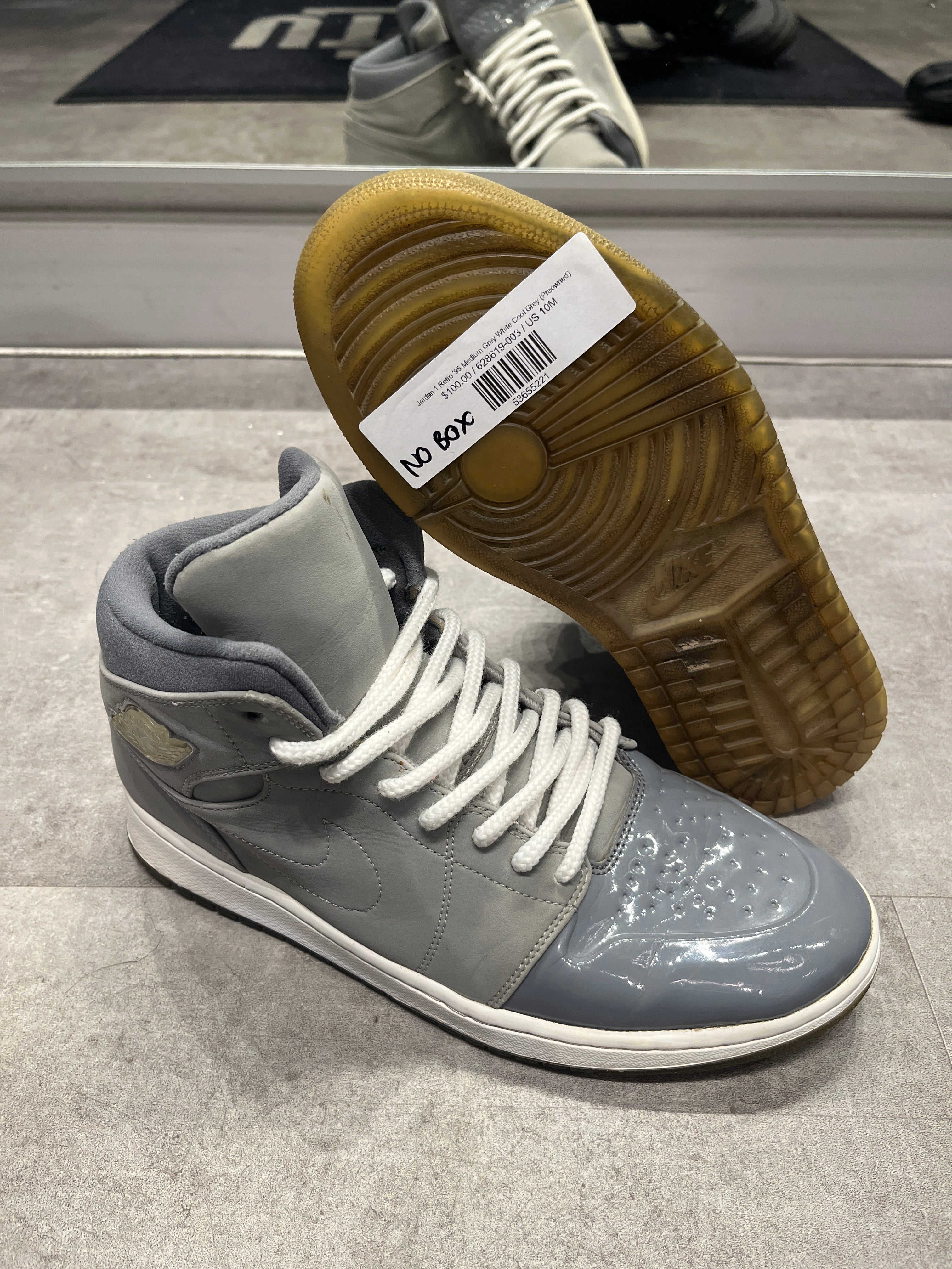 Jordan 1 Retro '95 Medium Grey White Cool Grey (Preowned)