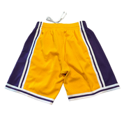 Mitchell & Ness Gold Los Angeles Lakers 1996-1997 Swingman Mesh Shorts