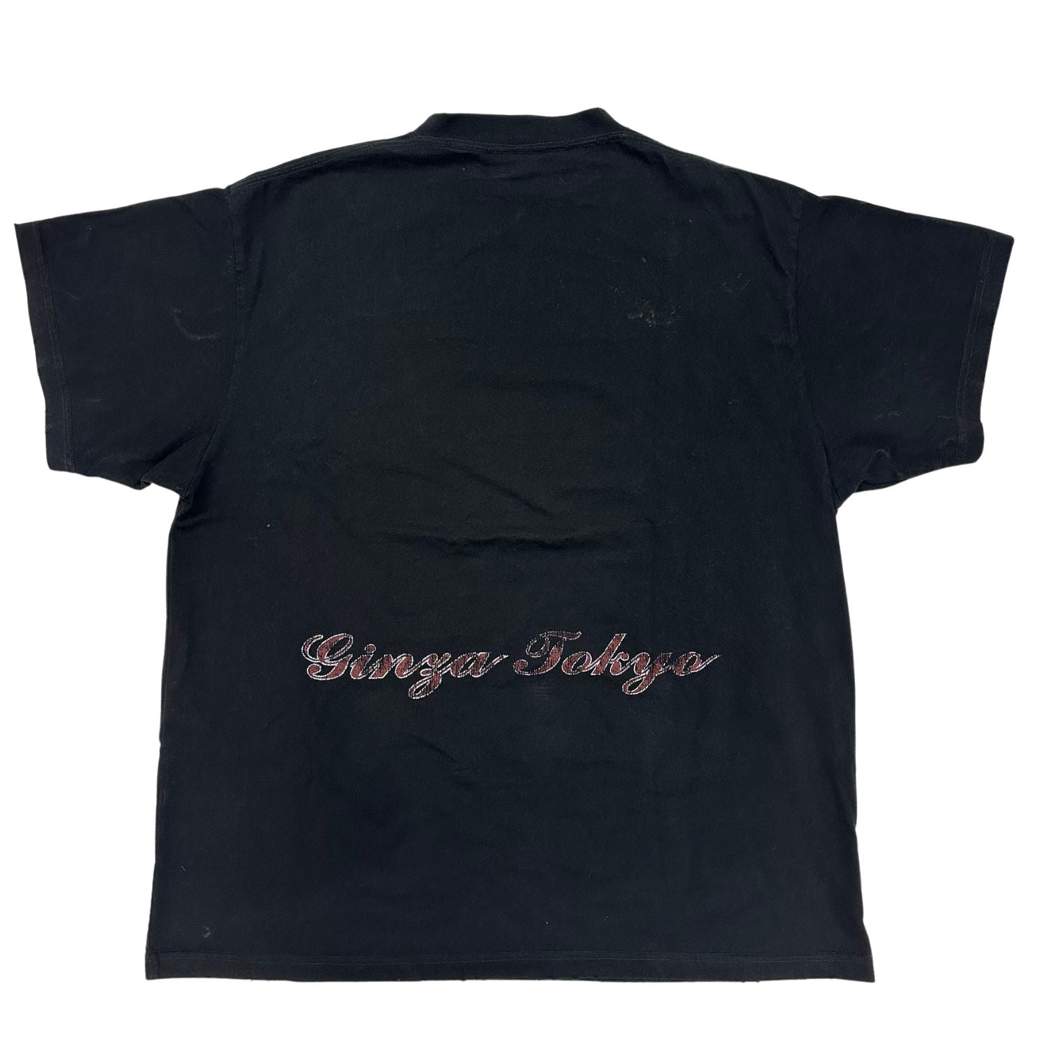 Balenciaga Tokyo Tower T-Shirt Washed Black - Pre-Owned Size L
