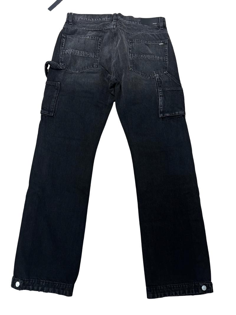 Amiri Denim Carpenter Jeans Aged Black