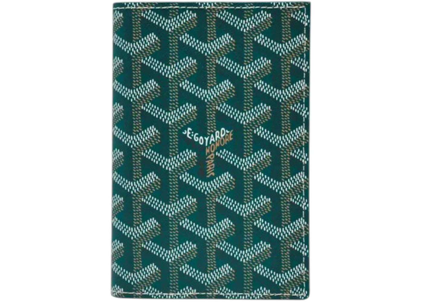 Goyard Grenelle Passport Cover Green