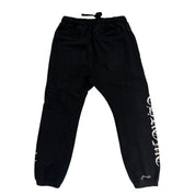 Chrome Hearts Monogram All Over Logo Sweatpants Black - Pre-Owned Size L