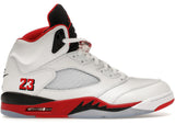 Jordan 5 Retro Fire Red Black Tongue (2025) - Pre-Owned Size 9.5 (No original box)