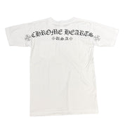 Vintage Chrome Hearts Shoulder Logo T-Shirt White