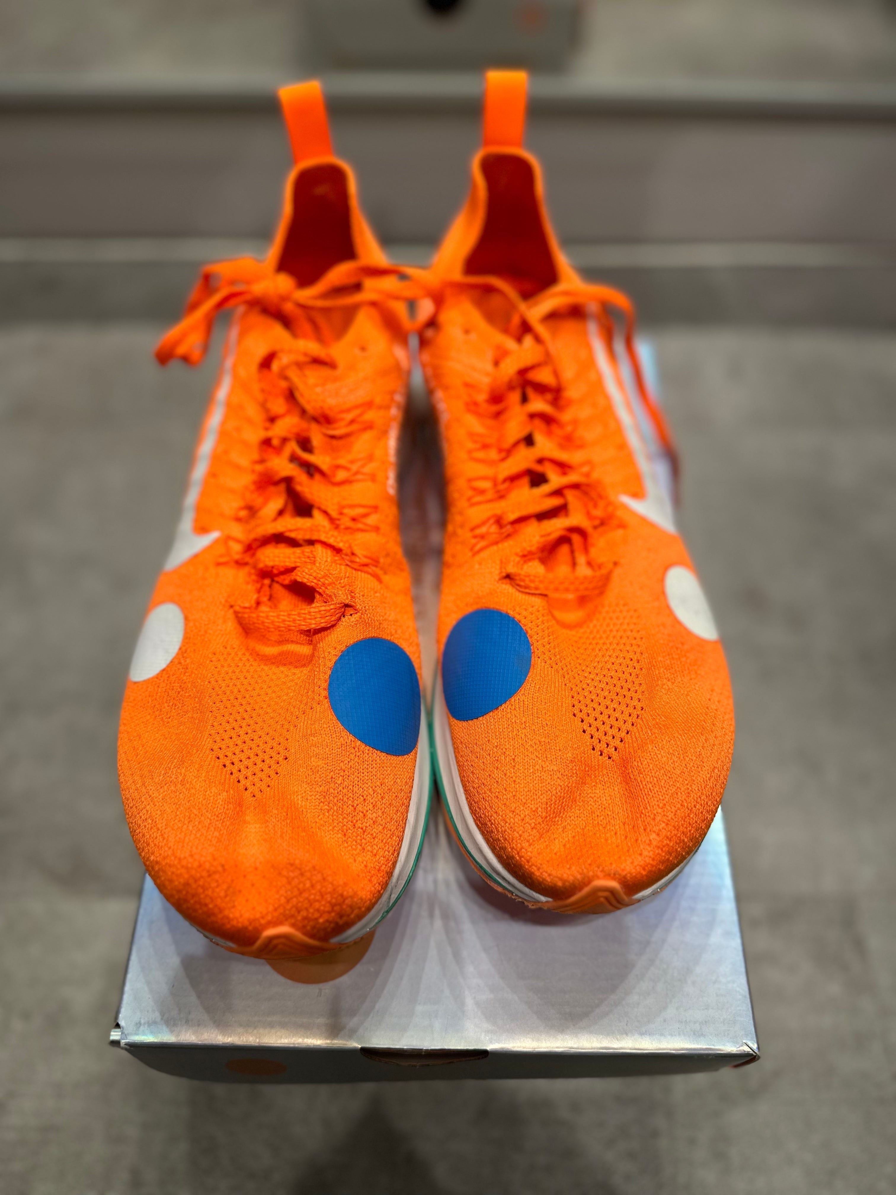 Nike Zoom Fly Mercurial Off-White Total Orange - Pre-Owned Size 10