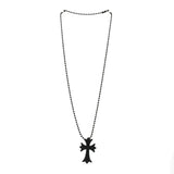 Chrome Hearts Silichrome Necklace Black