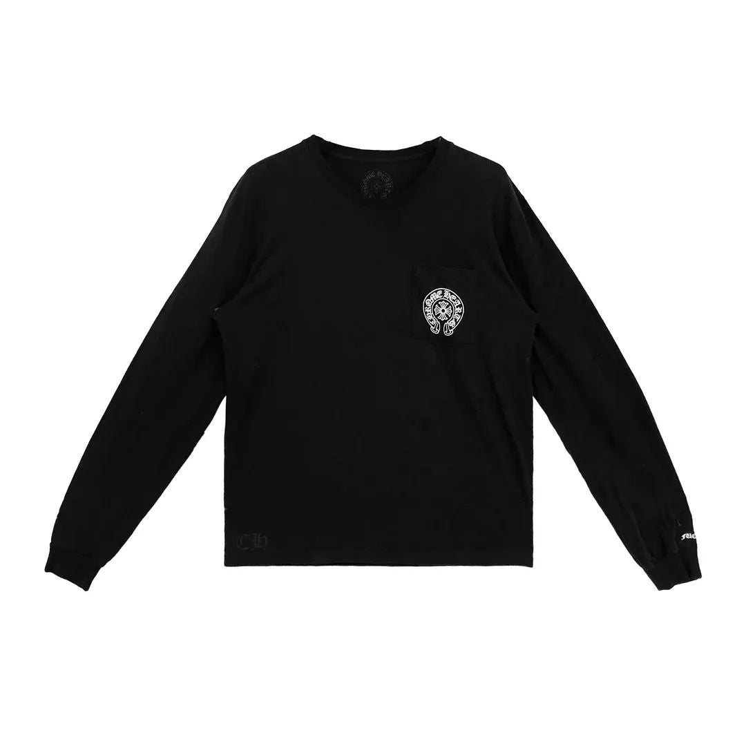 Chrome Hearts Hong Kong Exclusive Floral L/S T-Shirt Black