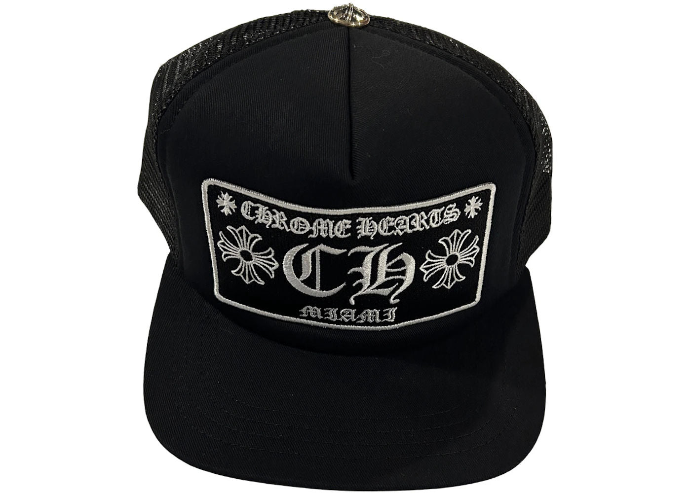 Chrome Hearts Miami Exclusive Trucker Hat Black - Like New