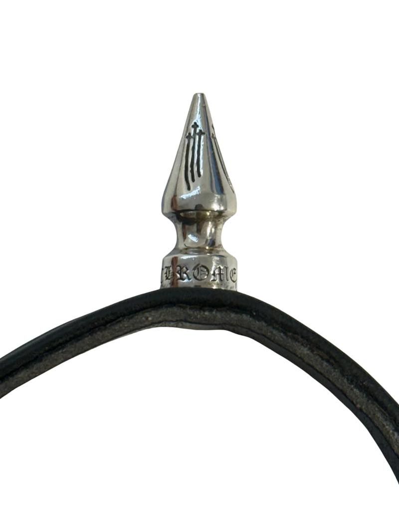 Chrome Hearts Spike Leather Bracelet - Lightly Pre-Owned