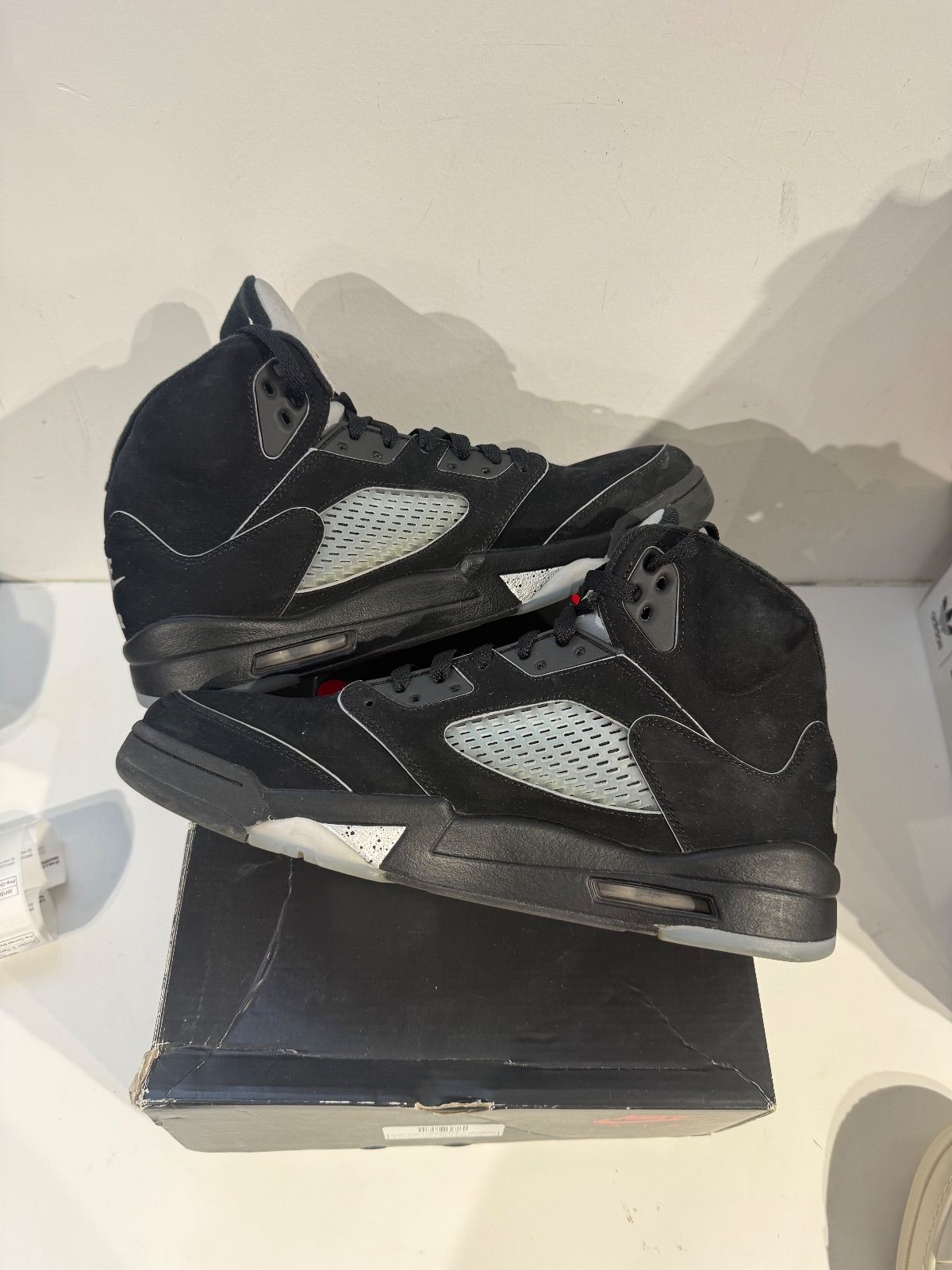 Jordan 5 Retro OG Black Metallic Reimagined - Lightly Pre-Owned Size 11