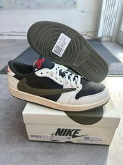 Jordan 1 Retro Low OG SP Travis Scott Olive (W) - Pre-Owned Size 10M/11.5W