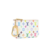 Louis Vuitton x Takashi Murakami Key Pouch White Multicolored