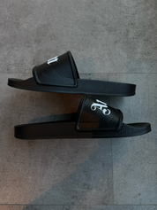 Palm Angels Pool Slides Black (Preowned Size 7)