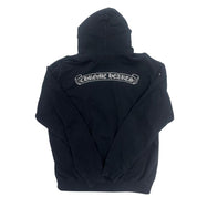Chrome Hearts Scroll Logo Pullover Hoodie Black - Pre-Owned Size L