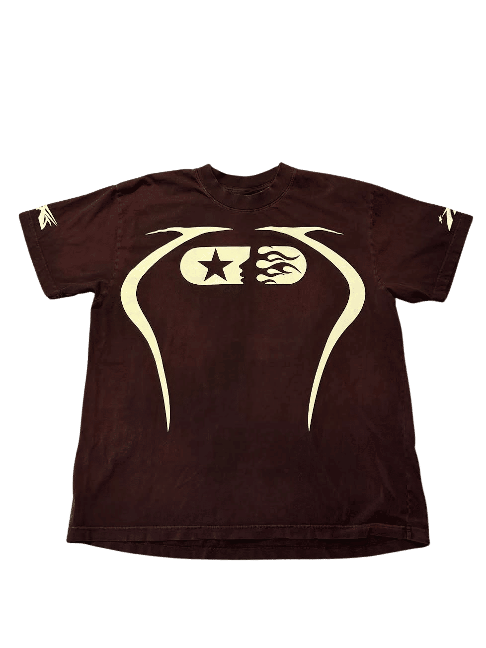 Hellstar Warm Up T-Shirt Brown (Preowned) - Pre-Owned