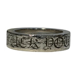 Chrome Hearts Fuck You Spacer Ring - Lightly Used Size 7