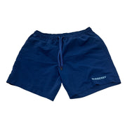Burberry Martin Logo Swim Shorts Blue (L) - Pre-Owned