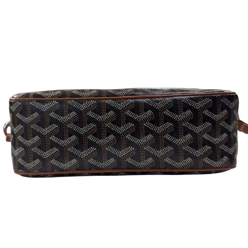 Goyard Cap Vert Crossbody Goyardine Brown - Lightly Used