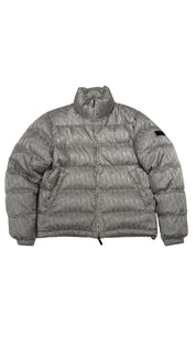 Dior Oblique Technical Jacquard Down Jacket Silver - Lightly Pre-Owned Size M