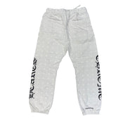 Chrome Hearts All Over Cemetery Sweatpants White - Lightly Pre-Owned