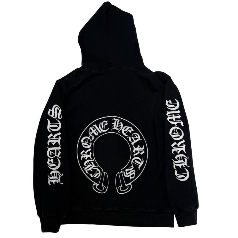 Chrome Hearts Fuck You Horseshoe Thermal Zip-Up Hoodie - Lightly Pre-Owned Size M