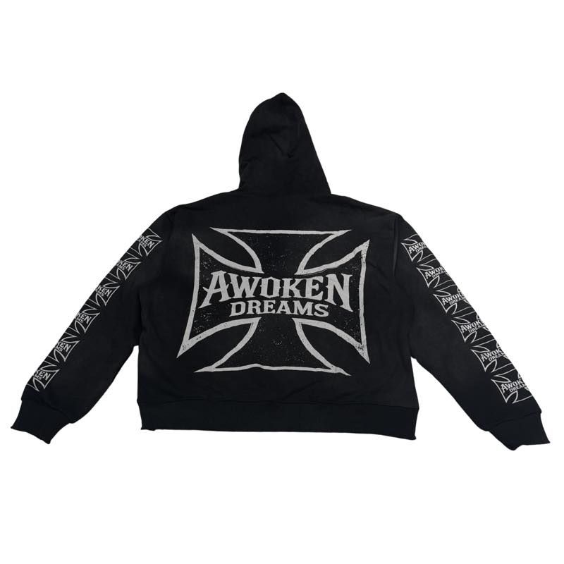 Awoken Dreams V7 Choppers Pullover Hoodie Black