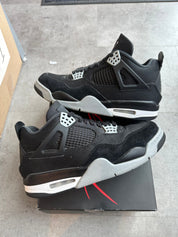 Jordan 4 Retro Black Canvas - Pre-Owned Size 9