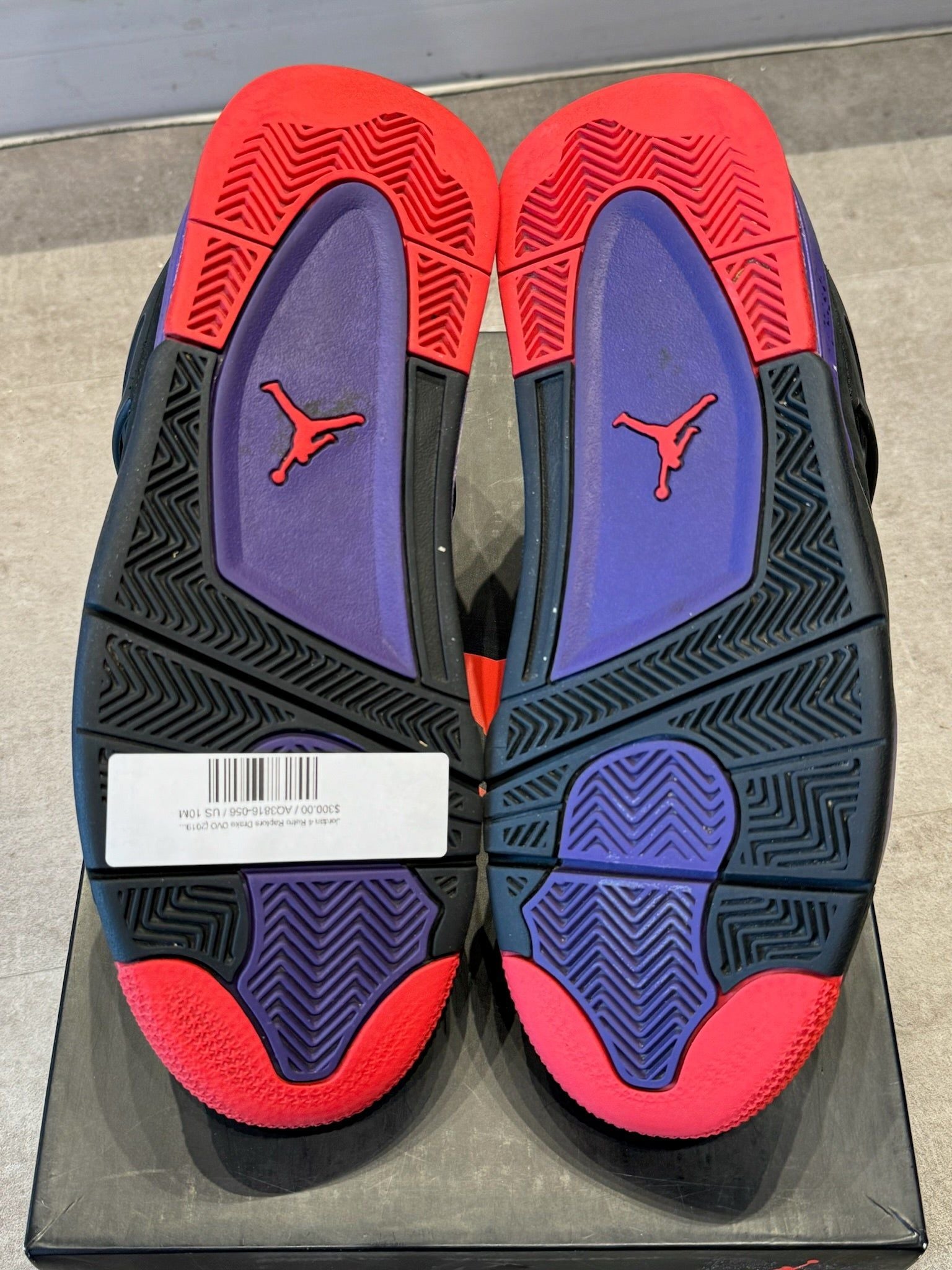 Jordan 4 Retro Raptors Drake OVO (2019) - Pre-Owned Size 10