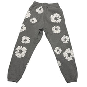 Denim Tears The Cotton Wreath Sweatpants Grey - Lightly Pre-Owned Size S