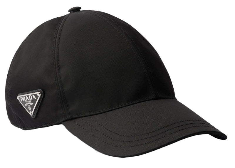 Prada Re-Nylon Baseball Cap Black