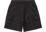 Supreme Small Box Baggy Cargo Sweatshort Black (Preowned Size S) - Pre-Owned