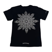 Chrome Hearts Floral Snowflake T-Shirt Black