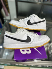 Nike SB Dunk Low Pro White Gum - Pre-Owned Size 9