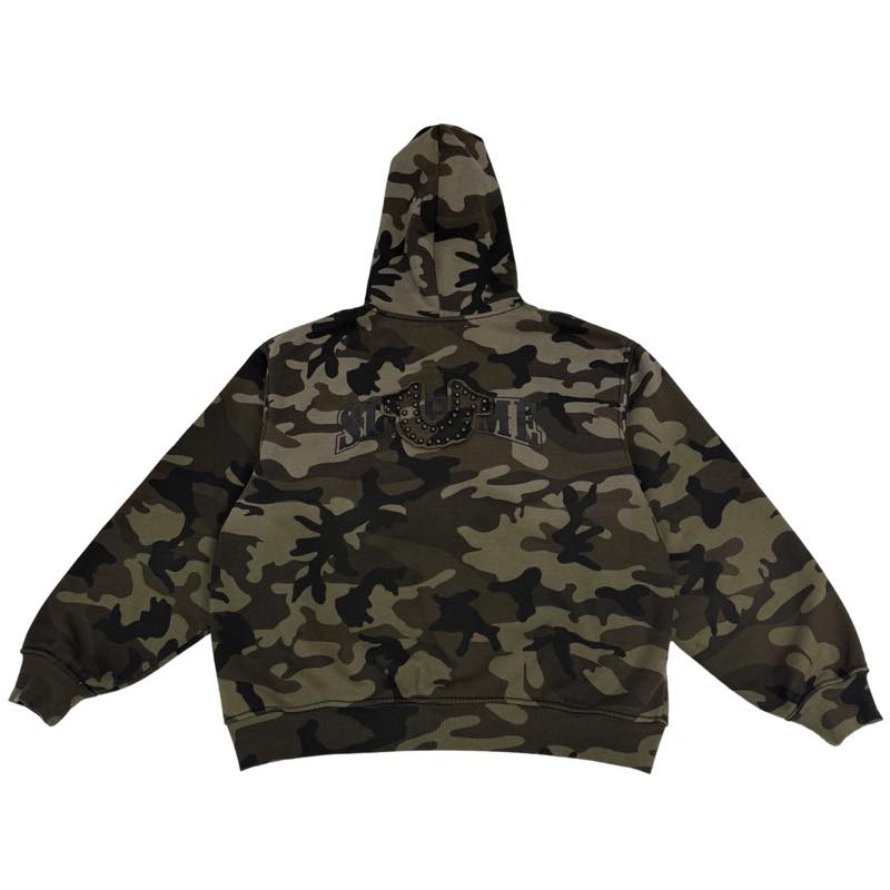 Supreme True Religion Zip Up Hooded Sweatshirt (FW25) Woodland Camo - Lightly Used Size L