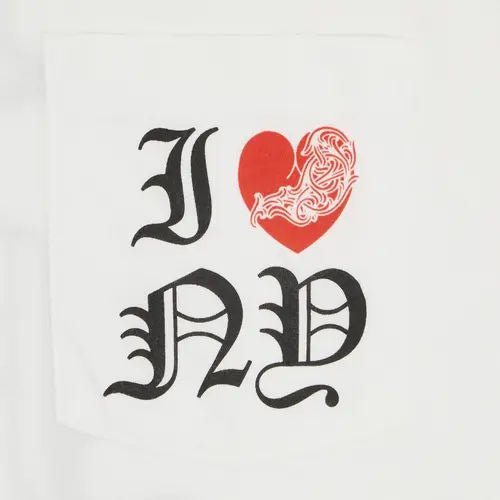 Chrome Hearts I Heart NY Long-Sleeve T-Shirt White