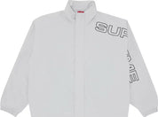 Supreme Spellout Embroidered Track Jacket (FW24) Grey